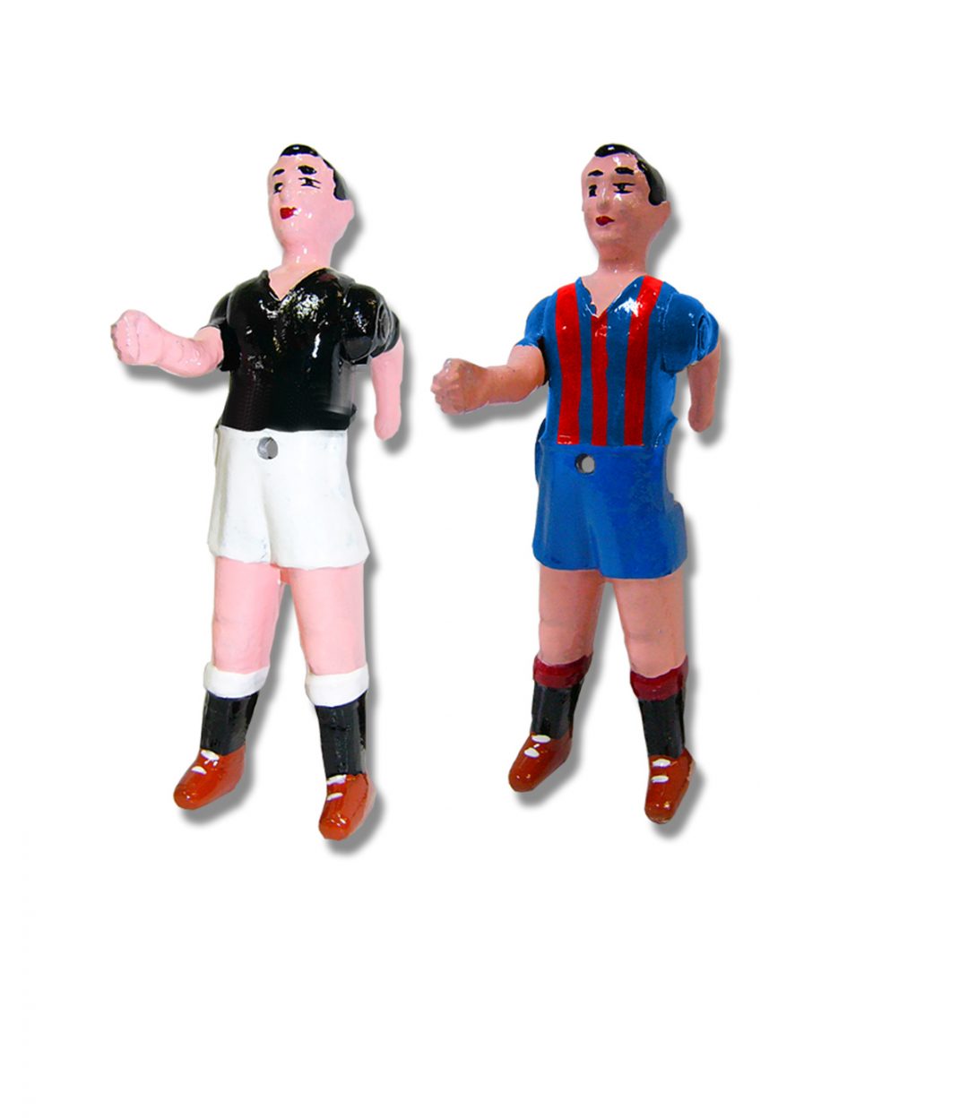 Jugador De Futbolín Córdoba Articulado Con Barra De 14mm – Equipación Madrid, Pieza Original De Repuesto Para Tu Futbolín